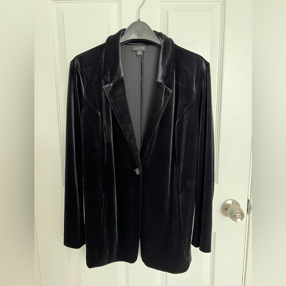 J.Jill Velvet Black Blazer